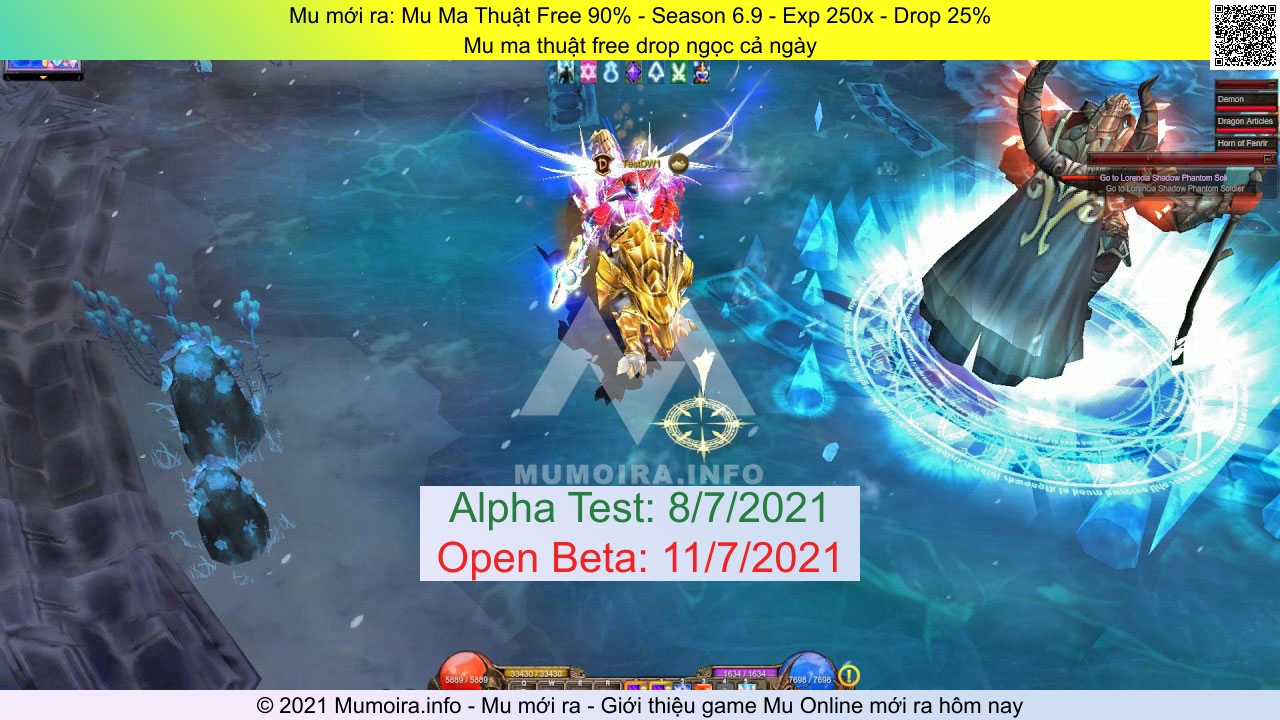 Mu Ma Thuật Free 90%, Mu SS69 Mới Ra, Mu Test Tháng 07 2021 - mumathuat.vn